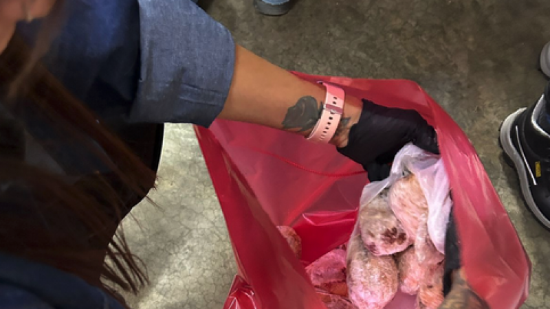 La Policía Rural decomisó más de 20 kilos de carne sin procedencia comprobada